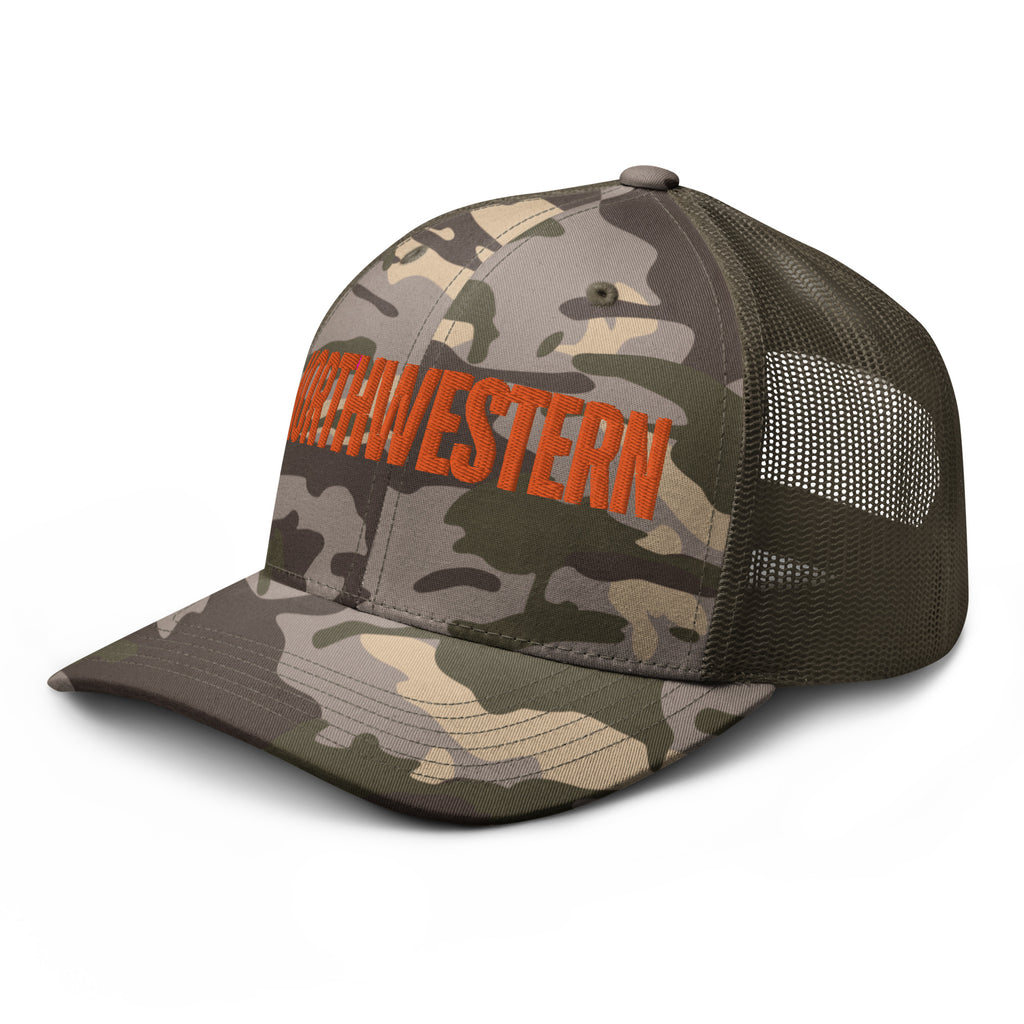 Camo Northwestern Hat