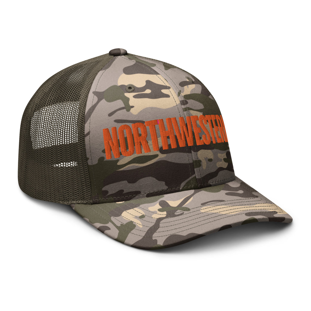 Camo Northwestern Hat