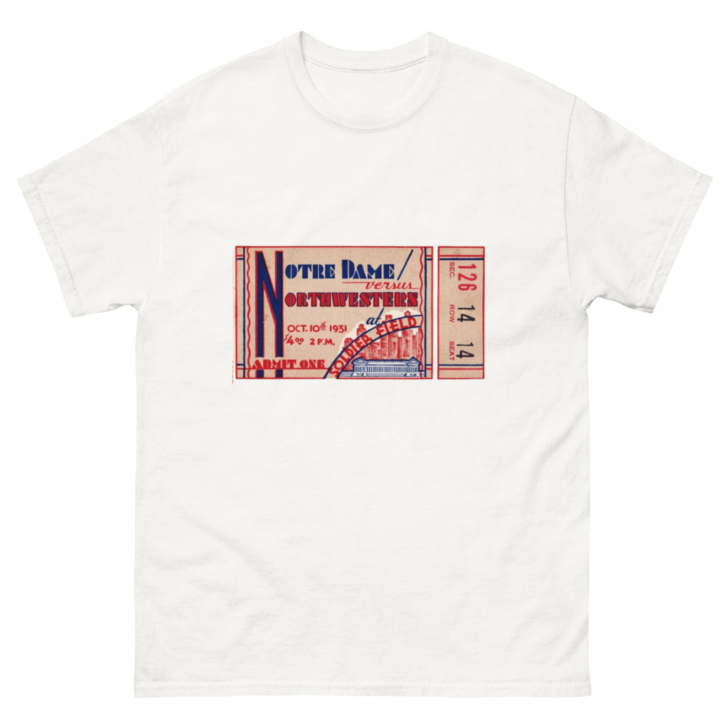 Notre Dame Variation Ticket Tee