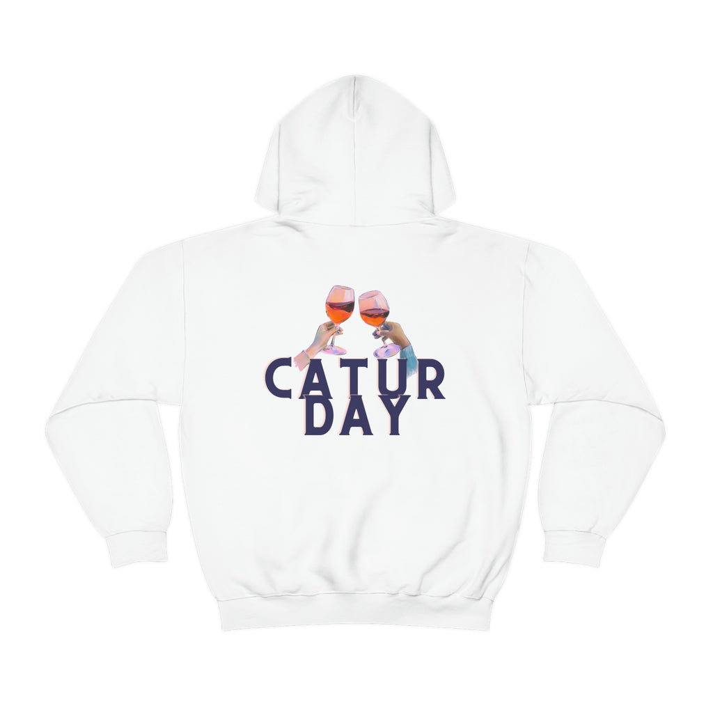 Cheers for Caturday Hoodie
