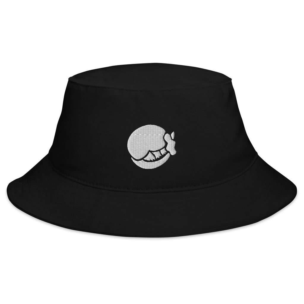 BLACK BUCKET HAT - DILLO LOGO