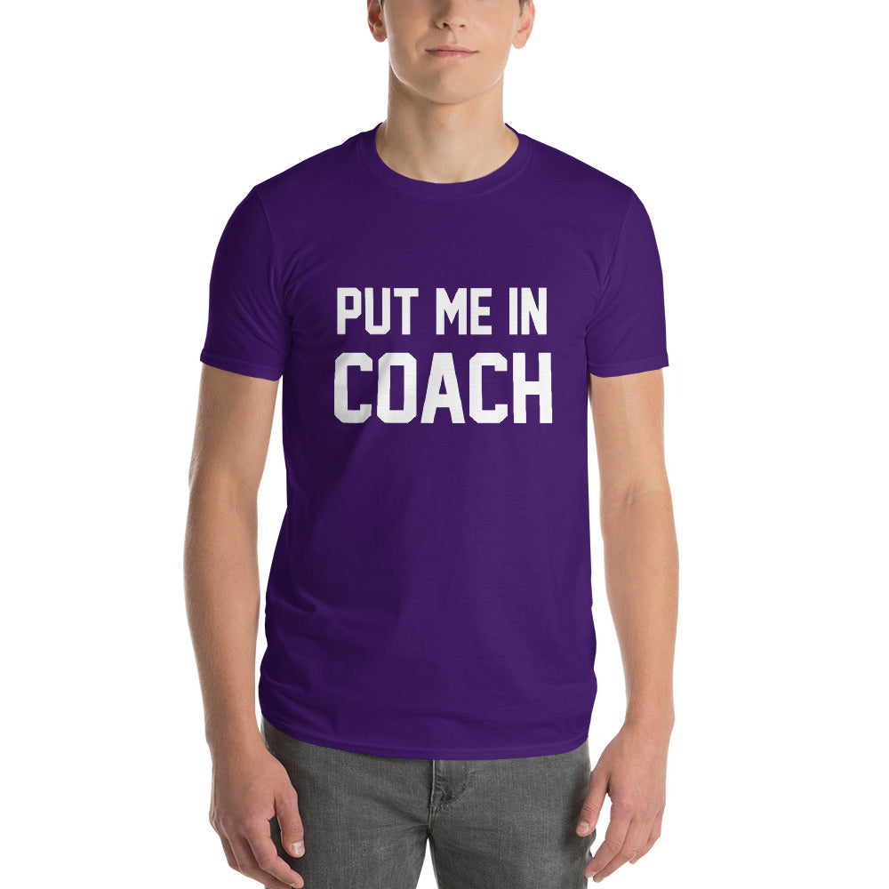 Zeta Put me in Coach Purple T-Shirt