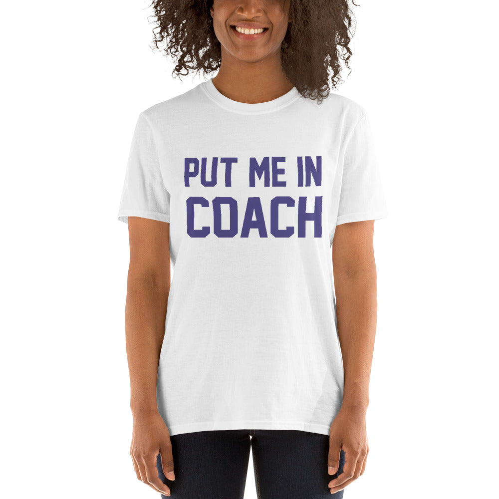 Zeta Put me in Coach White T-Shirt