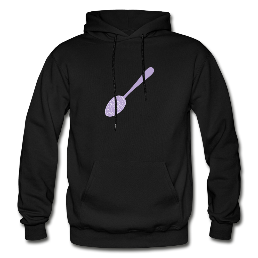 Spoon's Spoon Hoodie w/ Have a Knife on Back - black