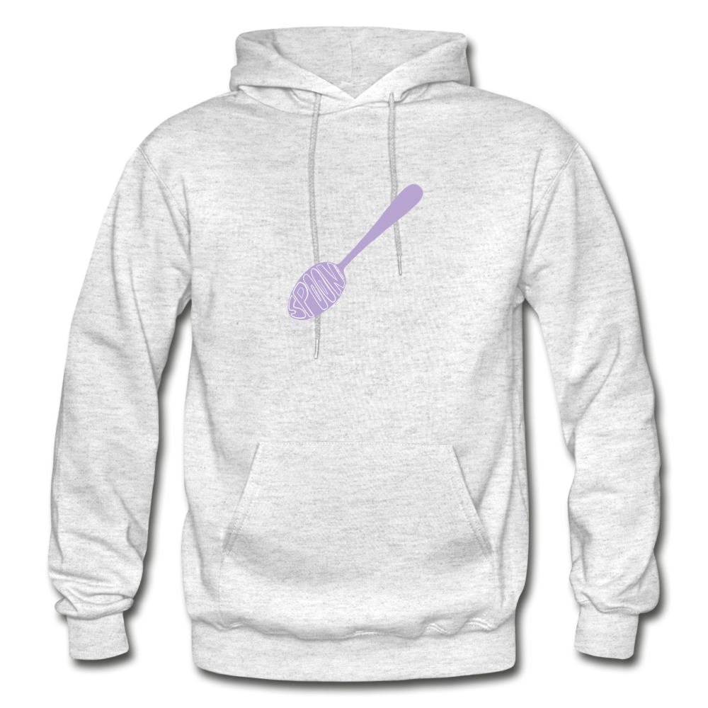 Spoon's Spoon Hoodie w/ Have a Knife on Back - light heather gray