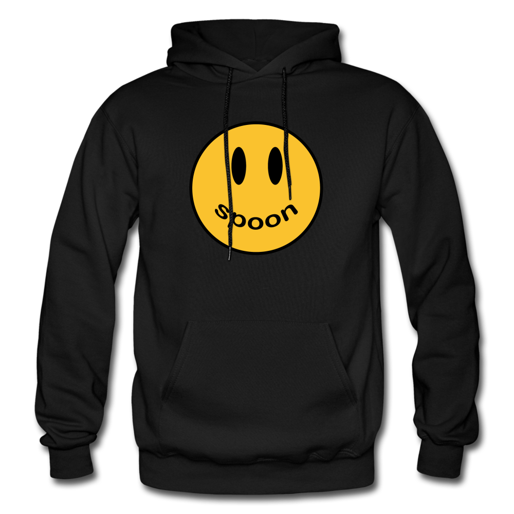 Spoon Smiley Hoodie - black
