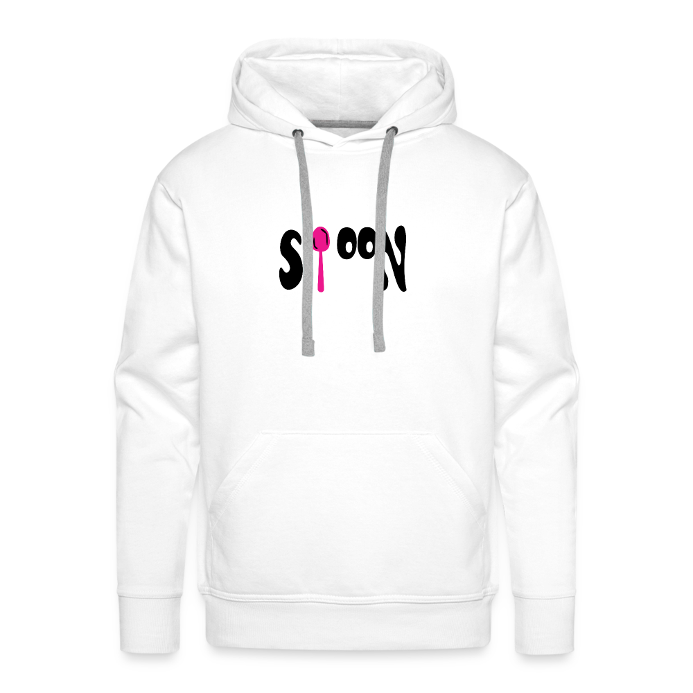 White Spoon Never Forks Hoodie - white